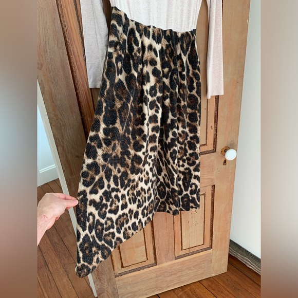 Reborn J | NWT | midi leopard dress | sz XL - Picture 5 of 9